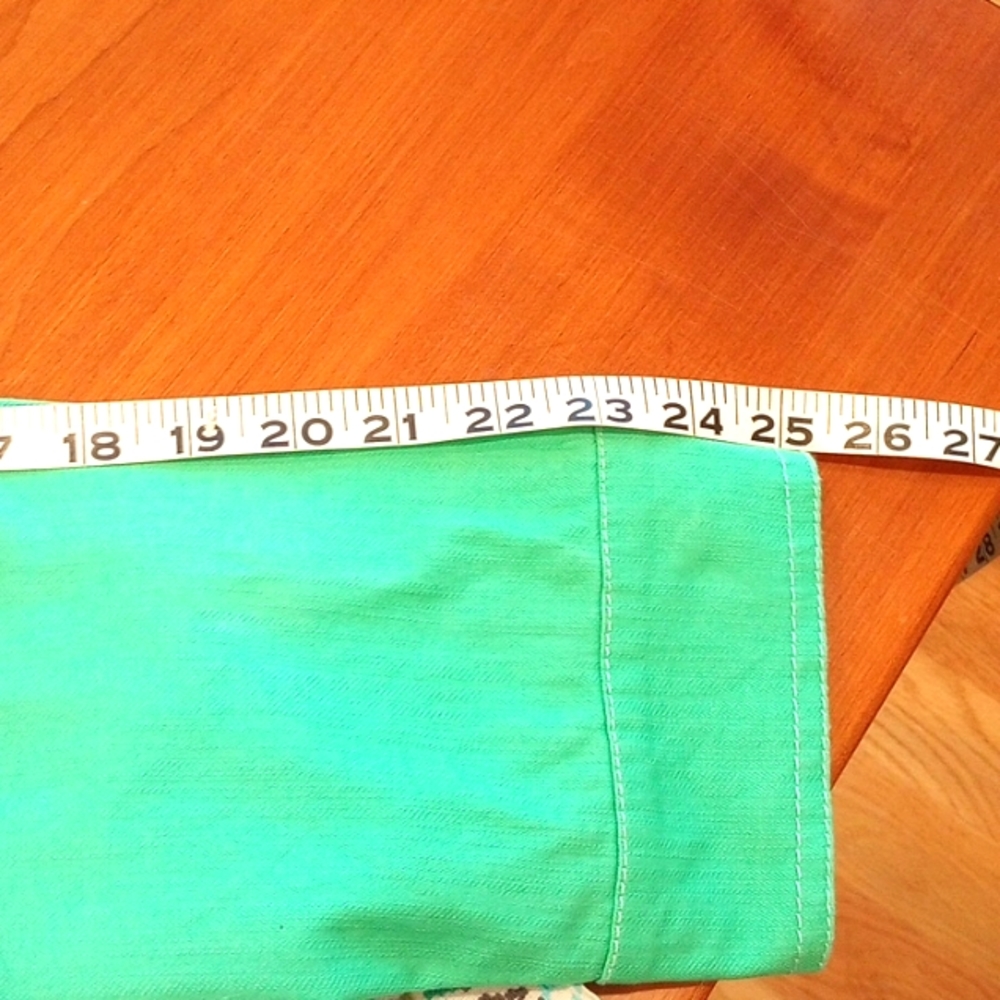 Denim & Co Jacket Size:M, Color: Aquamarine Green - Picture 9 of 9
